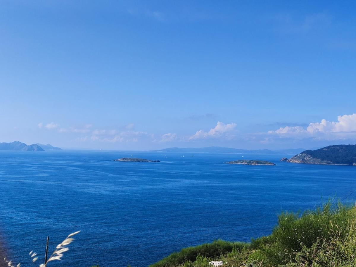 Inmejorables Vistas A Las Islas Cies Baiona Zewnętrze zdjęcie