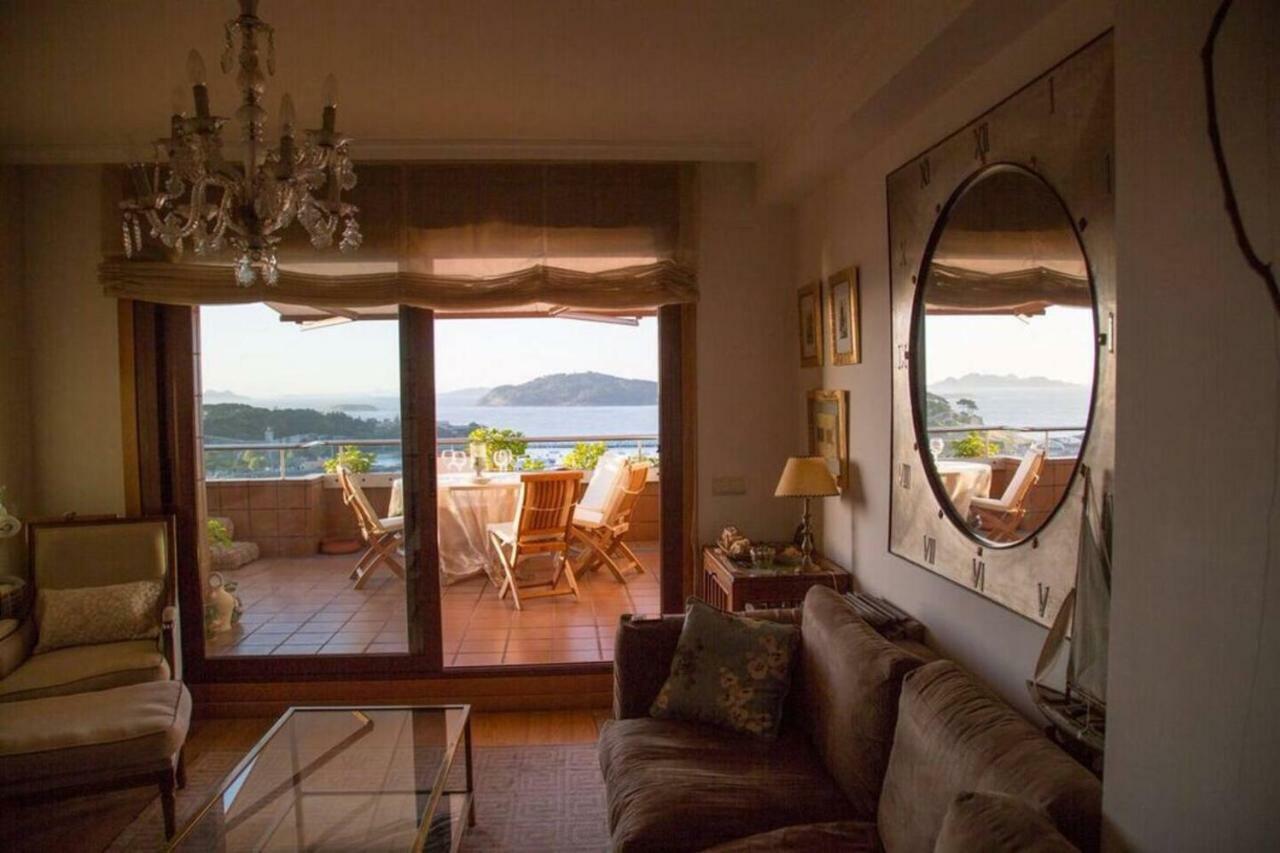 Inmejorables Vistas A Las Islas Cies Baiona Zewnętrze zdjęcie